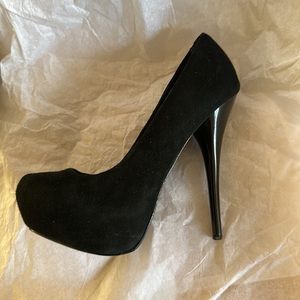 Leather suede Pleaser heels